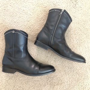Frye Melissa Stud Short Leather Boot